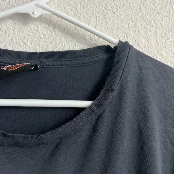 Harley-Davidson Black Graphic T-Shirt for Men - Picture 9 of 10